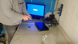 teste e embalagem dvd player LG DV457