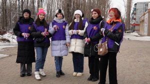 Волонтёры «Молодёжной инициативы» провели акцию в честь воссоединения Крыма с Россией