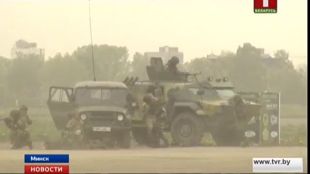 Репетиция военных к масштабной выставке MILEX прошла в Минске смотреть онлайн