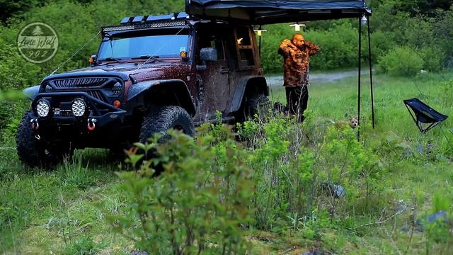 Overland Jeep Camping Solo Adventure