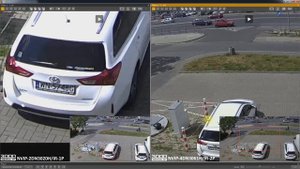 Сравнение IP камер 2 и 4 mpx приближение ДЕНЬ