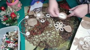 Панно из джута!