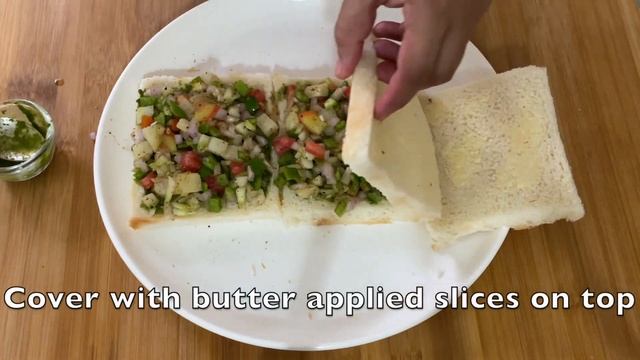 Quick Veg Sandwich Recipe without Sandwich Maker | Make Grilled Veg Sandwich on Tawa смотреть онлайн