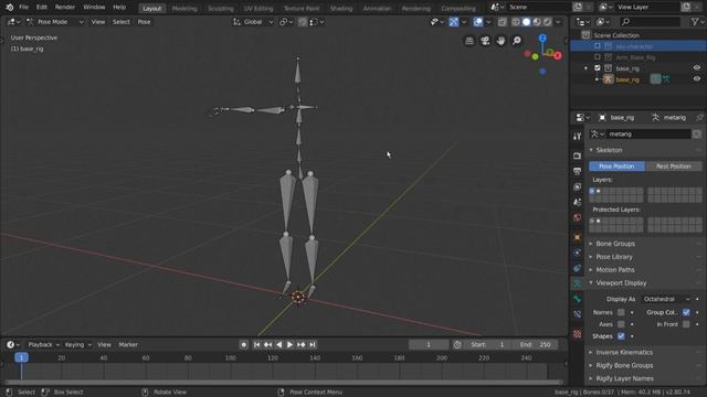 Слои костей / Bone Layers | Основы Blender 2.8+ смотреть онлайн