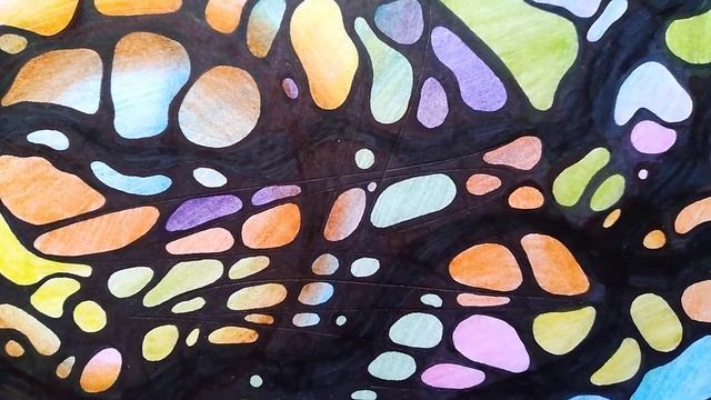 Нейрографика. Рисовала с Оксаной Авдеевой. Интенсив "PRO - Деньги"...
