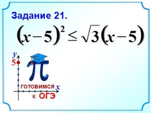 ОГЭ-20. Решение неравенства методом интервалов