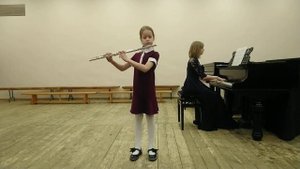 Якутина Елизавета 9 лет флейта ДМШ 10 Новосибирск