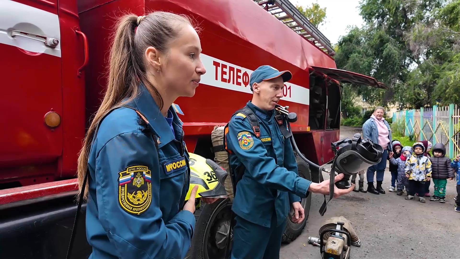 Сотрудники МЧС провели открытый урок