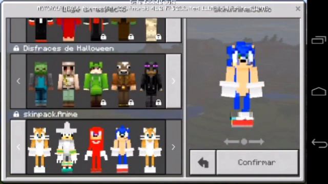 Minecraft 1.2.X Skin Pack 4D Sonic Forces смотреть онлайн