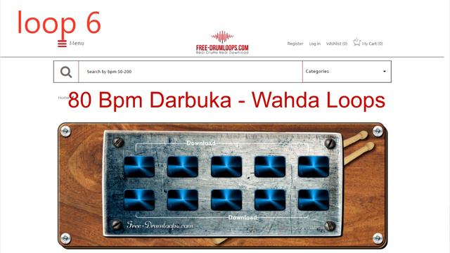 80 BPM wahda darbuka loops смотреть онлайн