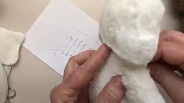 Игрушка Мишка своими руками. Часть 4. Собираем и оформляем Мишку из меха.