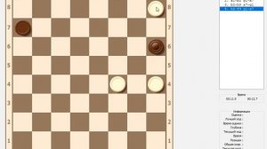 3 дамки против дамки и простой h6