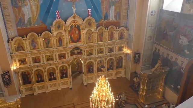 Хор Вознесенского кафедрального собора город Кузнецк. Видеозапись Богослужения.