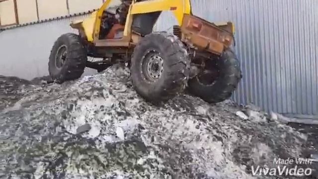 испытания болотохода на ободрышах