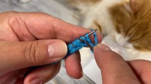 Узоры спицами. Односторонняя резинка 1х1. Оne-sided elastic band 1x1