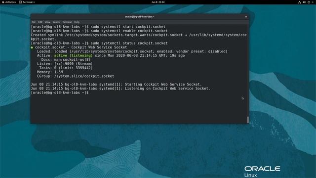 Setup Cockpit Web Console to manage KVM on Oracle Linux смотреть онлайн