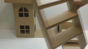 КАК СДЕЛАТЬ ДВУХЭТАЖНЫЙ ДОМИК ДЛЯ КОТА СВОИМИ РУКАМИ ИЗ КАРТОНА