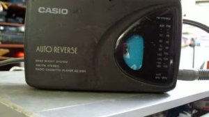 Casio AS-310R Radio Cassette player.