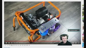 Бензогенератор. Работает на воде.