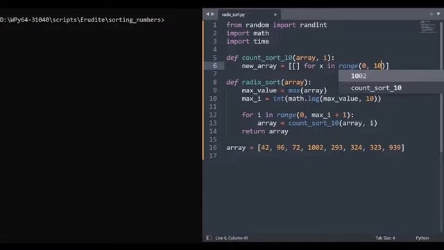 Radix Sort in Python (Tutorial) - Testing and Timing