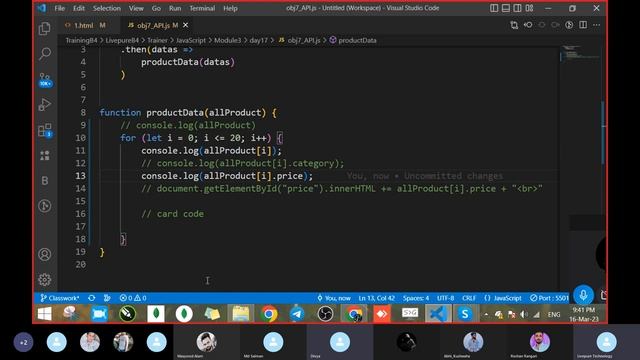 Day 17_3 Module 3 JS Object _3 in Hindi 16 March 2023