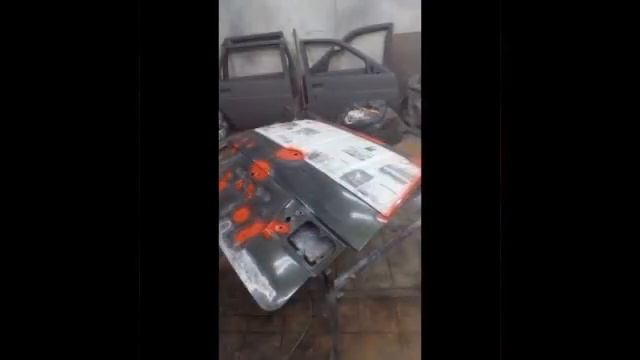 Ваз 2111(Дали вторую жизнь) подготовка и покраска авто смотреть онлайн