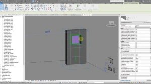 Revit. Размещение отверстия в стене