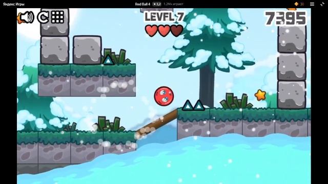 Полное прохождение игры "Red Ball 4" или "Красный мяч 4". смотреть онлайн