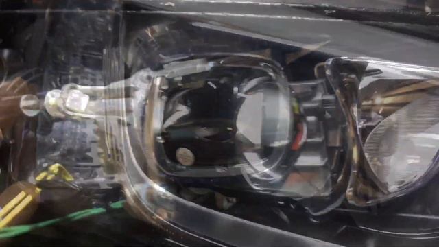 Hyundai Santa Fe 3 американец - замена линз на диодные Expression