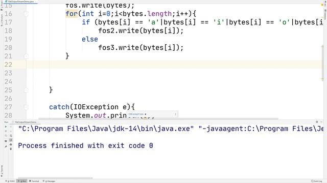 FileOutputStream смотреть онлайн