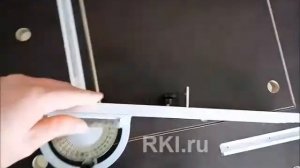 Угловой торцовочный упор транспортир для циркулярных, фрезерных столов, верстаков, столешниц