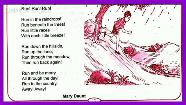 ♦️RUN ! RUN ! RUN ! CLASS-VII(1st Poem) смотреть онлайн