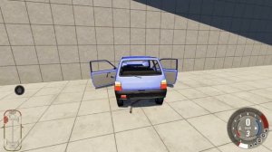 BeamNG Drive. Краш тест ВАЗ 1111 Ока. Серия 1