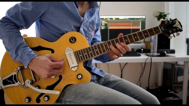 Epiphone Wildkat Antique Natural - Guitar Improvisation смотреть онлайн