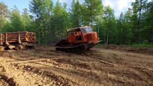 ТТ-4 зверь ?! Вытаскиваем прицеп