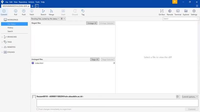 GitHub & Sourcetree - Commit and Push смотреть онлайн