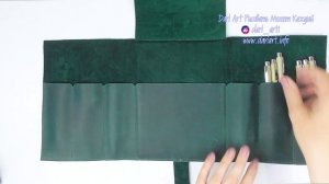 ОБЗОР Крутые аксессуары для художников, оригинальный пенал и скрутка для кистей Faktura! #Dari_Art