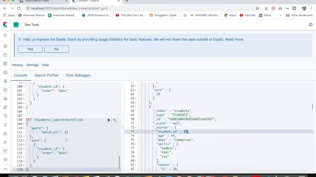 ELK Stack Tutorial 8 - Elasticsearch Pagination with Scroll Query with Scroll Id смотреть онлайн