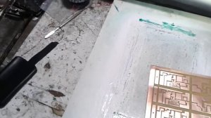 Фоторезист + паяльная маска. Изготовление печатной платы.