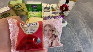 Распаковка турецкого мыла: Doxa, Rubis , Dalan, Duru// Unpacking Turkish bar soap