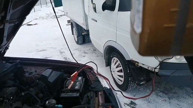 Запуск автомобиля в минус 35 градусов. - 35С. смотреть онлайн