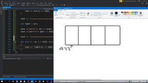 №58. C++. Арифметика указателей. Указатели и массивы. Массив это указатель