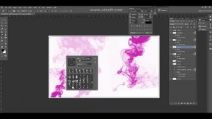 Create Nice Smoke Effects with brushes in Photoshop.