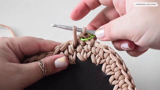 ВЯЗАНАЯ СУМКА КРЮЧКОМ МОККО