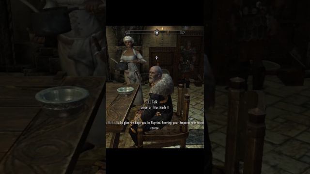 Skyrim ٠ What Happens if you don't Poison Emperor Titus Mede's soup