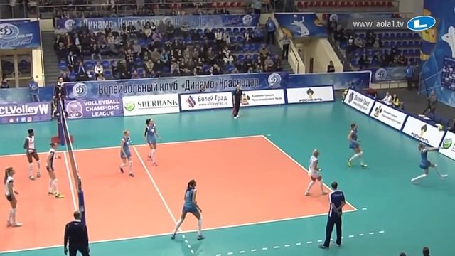 2017 CLVolleyW - 4th Round Leg 1 - Top 3 Defence Actions