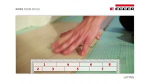 Укладка ламината Egger с замком 5G UNIfit!