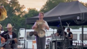 Erika Lewis and Tuba Skinny at ROMP fest. June 23, 2023. "Blue Moon of Kentucky" clip
