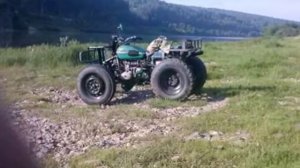 квадроцикл на базе мотоцикла урал своими руками -новое изобритение 2016