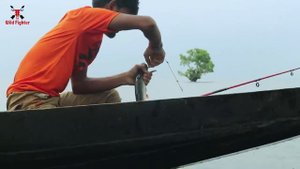 Shark Attack Man In Sea Fishing Boat | Fun Made Shark Movie By Wild Fighter